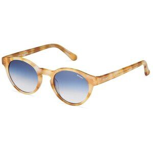 MVMT Rex 003 Unisex Sunglasses, Light Brown Acetate Frames / Blue Gradient Lens